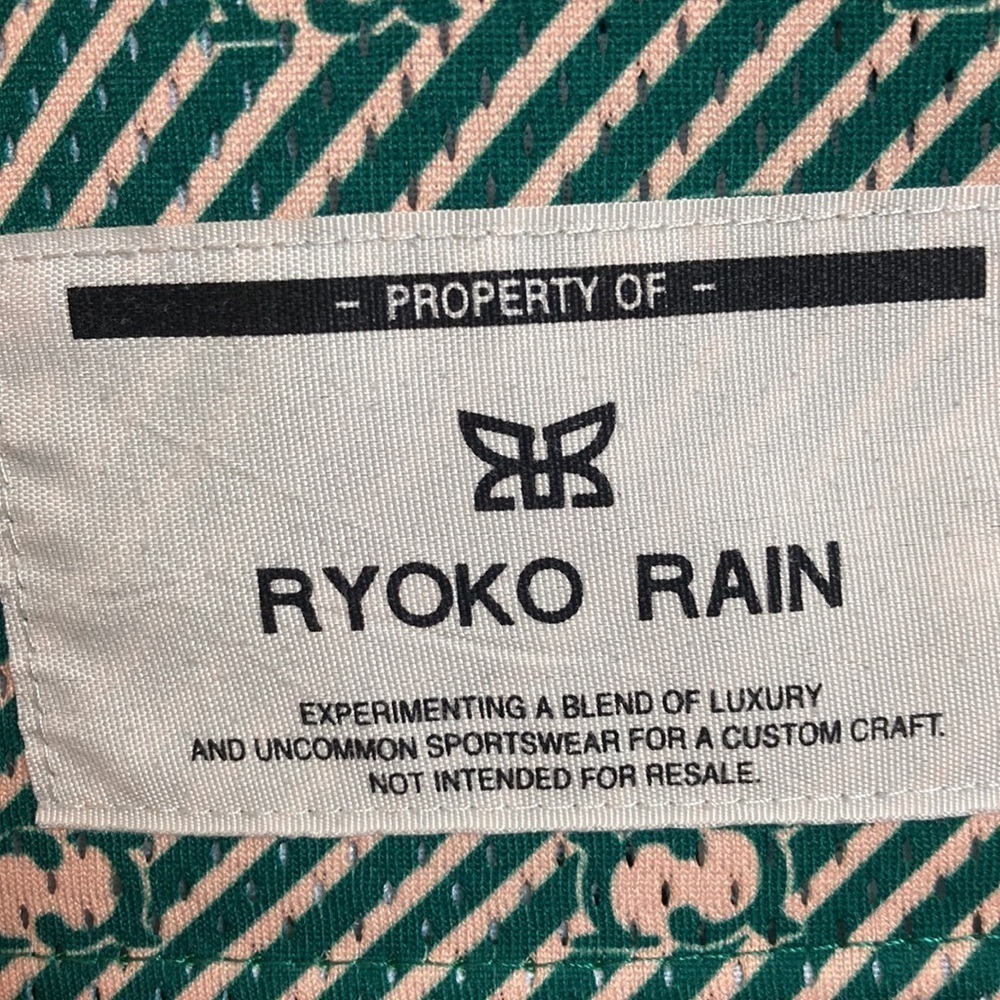 RYOKO RAIN SHORTS - All-over Logo Mesh Basketball Unisex Adult Small Streetwear - Picture 8 of 15